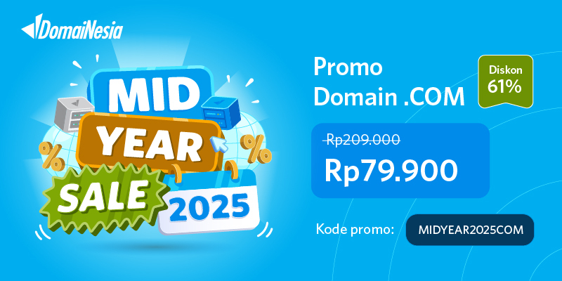 Promo Domain .COM Rp79.900